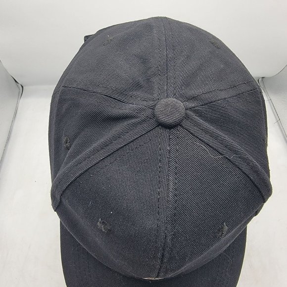 Marcus Adler Black Hat Cap Raising Fist Adjustable Casual Lightweight Outdoors - Picture 6 of 9